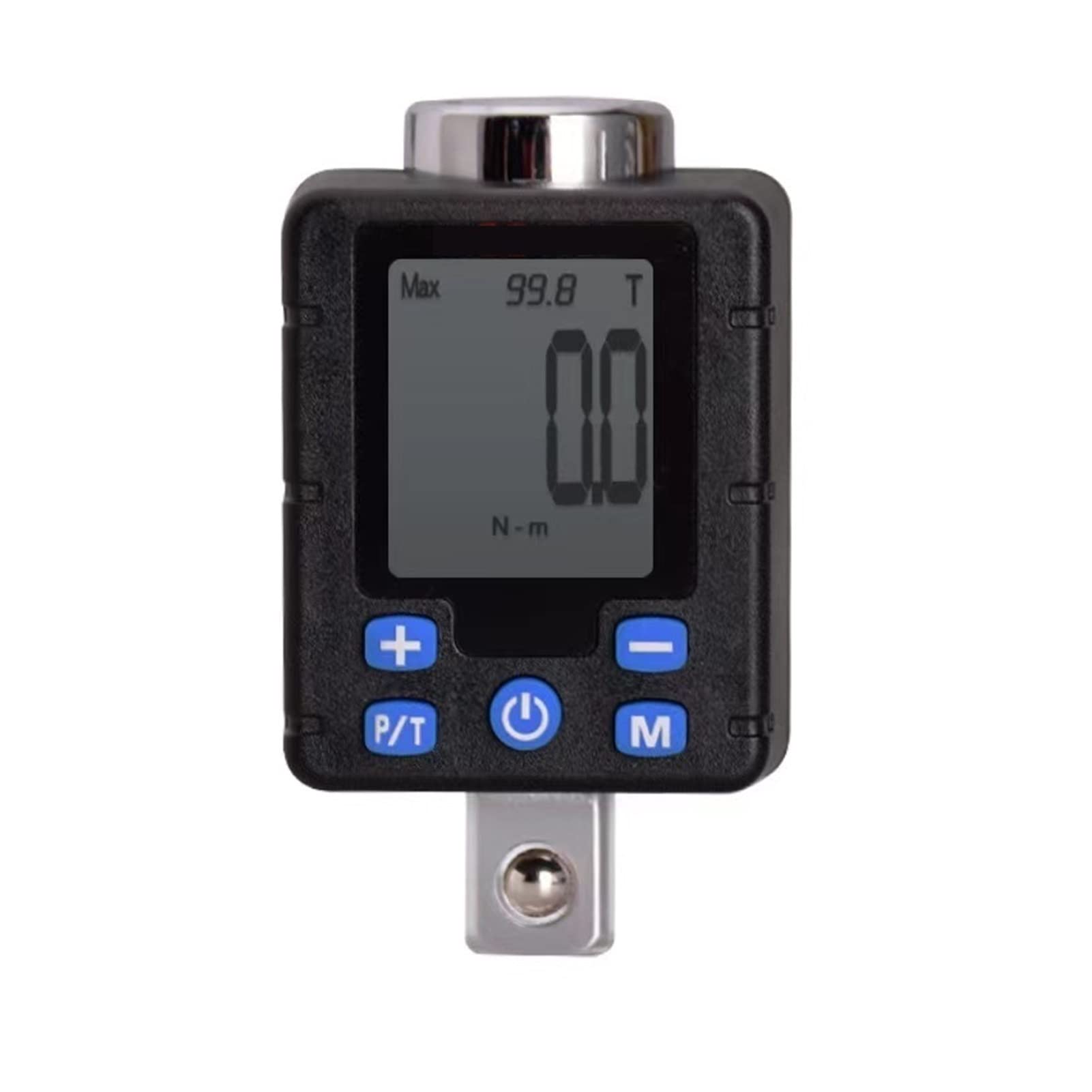 MMHHHG Torque Adapter, High Accuracy Large Screen Electronic Digital Torquemeter Adjustable Torque Meter Adapter Professional Universal Wrench(BDA2-030)