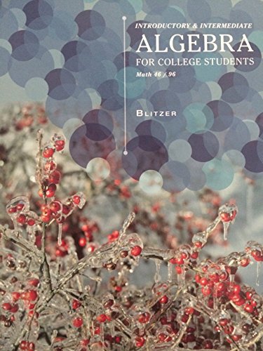 Introductory & Intermediate Algebra for College... 1269733753 Book Cover