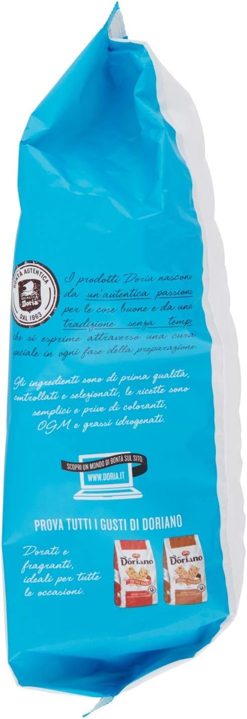 Doria Doriano Crackers a basso contenuto di sale, sin granos de sal, galletas saladas, 12 x 700 g + polpa italiana gourmet 400 g