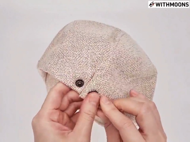 WITHMOONS Summer Linen-Like Fabric Flat Ivy Newsboy Hat Driving