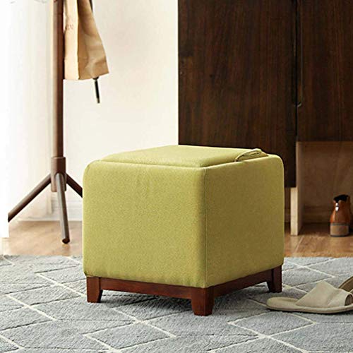 Repose-Pieds pour Table Basse : Siège Vert Autour du Salon - 2