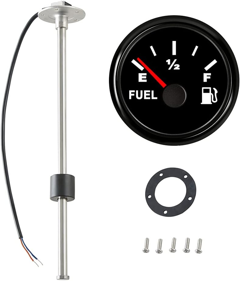 100TechMarine Fuel Sending Unit 19" (240-33 ohms) Bundle Boat Fuel Level Gauge Marine(240-33 ohms)