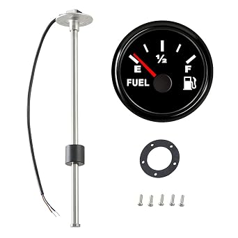 100TECH Marine Fuel Sending Unit 5" 240-33 ohms Bundle Boat Fuel Level Gauge Marine240-33 ohms