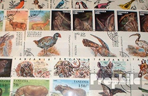 Motives 50 Different Pets Stamps Collection - Monkeys, Dinosaurs, Elephants & More For Collectors - View #5