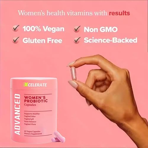 Miniatura 8 de Women's Health - Probiótico femenino - Salud vaginal y apoyo para el equilibrio del pH - Probiótico diario para mujeres con Lactobacillus