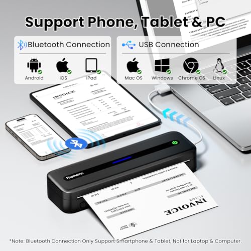 Phomemo M832-BK(1) Portable Printers Wireless thumb #3