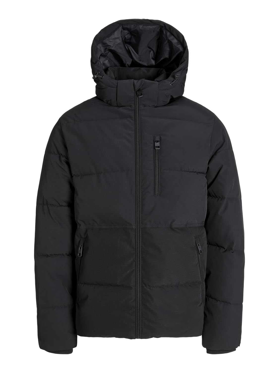 JACK & JONES Male Quilted Jacket, black, XL