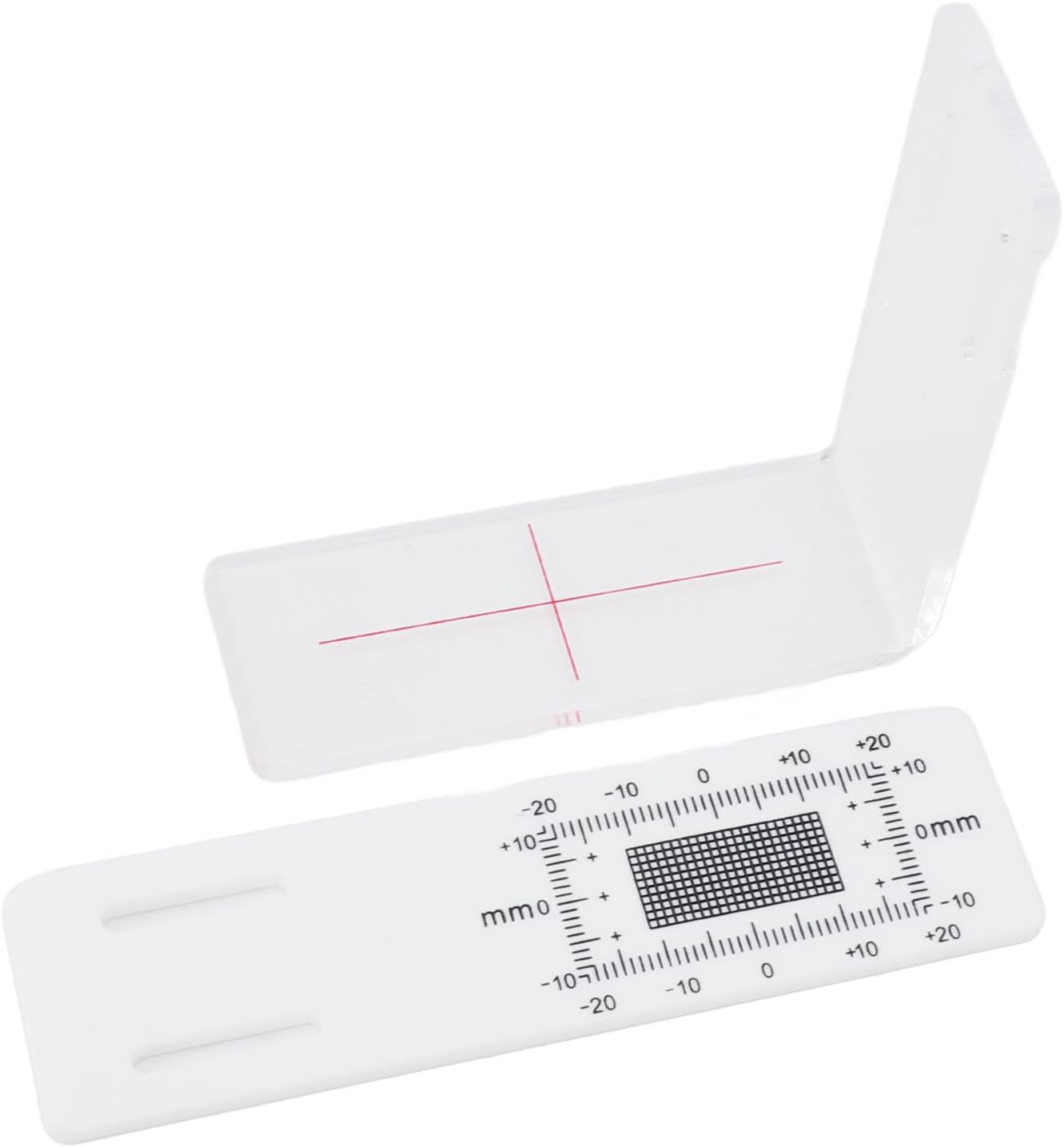 Crack Monitoring Record, Standard Tell Tale Corner Crack Monitor, ABS Acrylic Crack Gauge Monitoring Tool Accurate for Buildings, Crack Measuring Tool