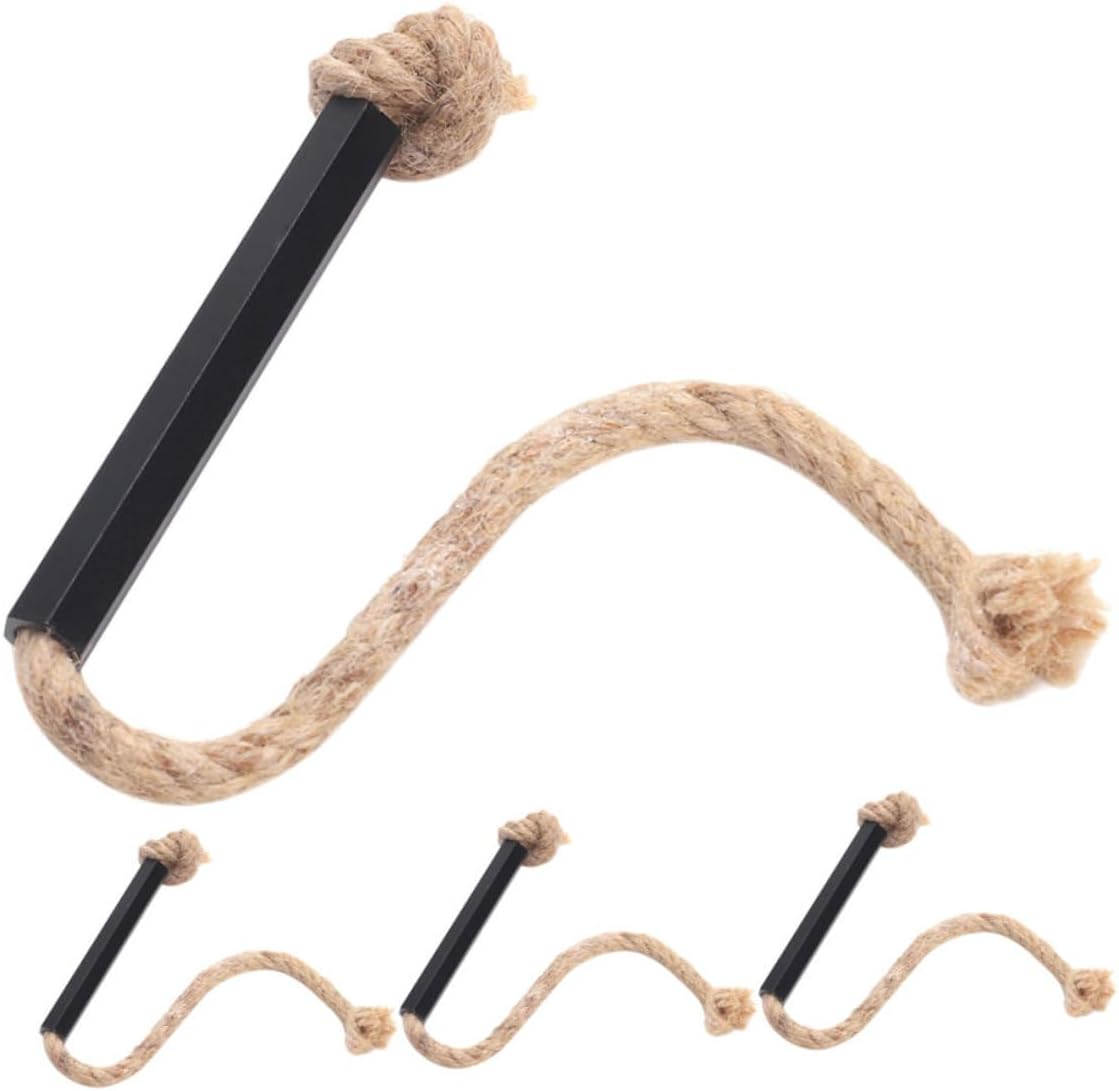 YARNOW 4pcs Fire Starter Cord Outdoor for Camping Instant Ignition Fire Ropes Portable for BBQ