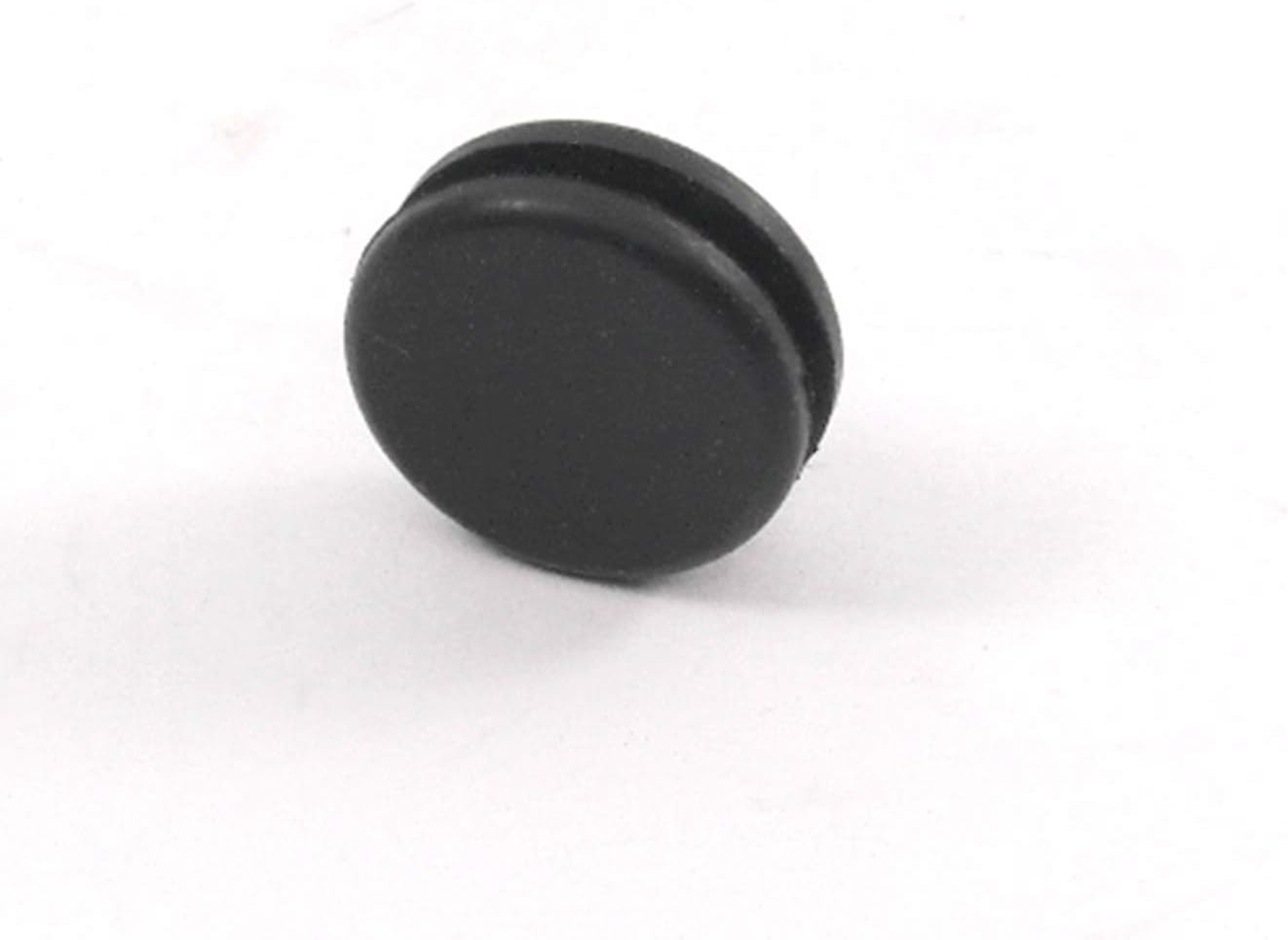 Rubber Flush Plug Grommet Without Hole - Fits 3/8" Hole in 1/16" Thick Panel (50)