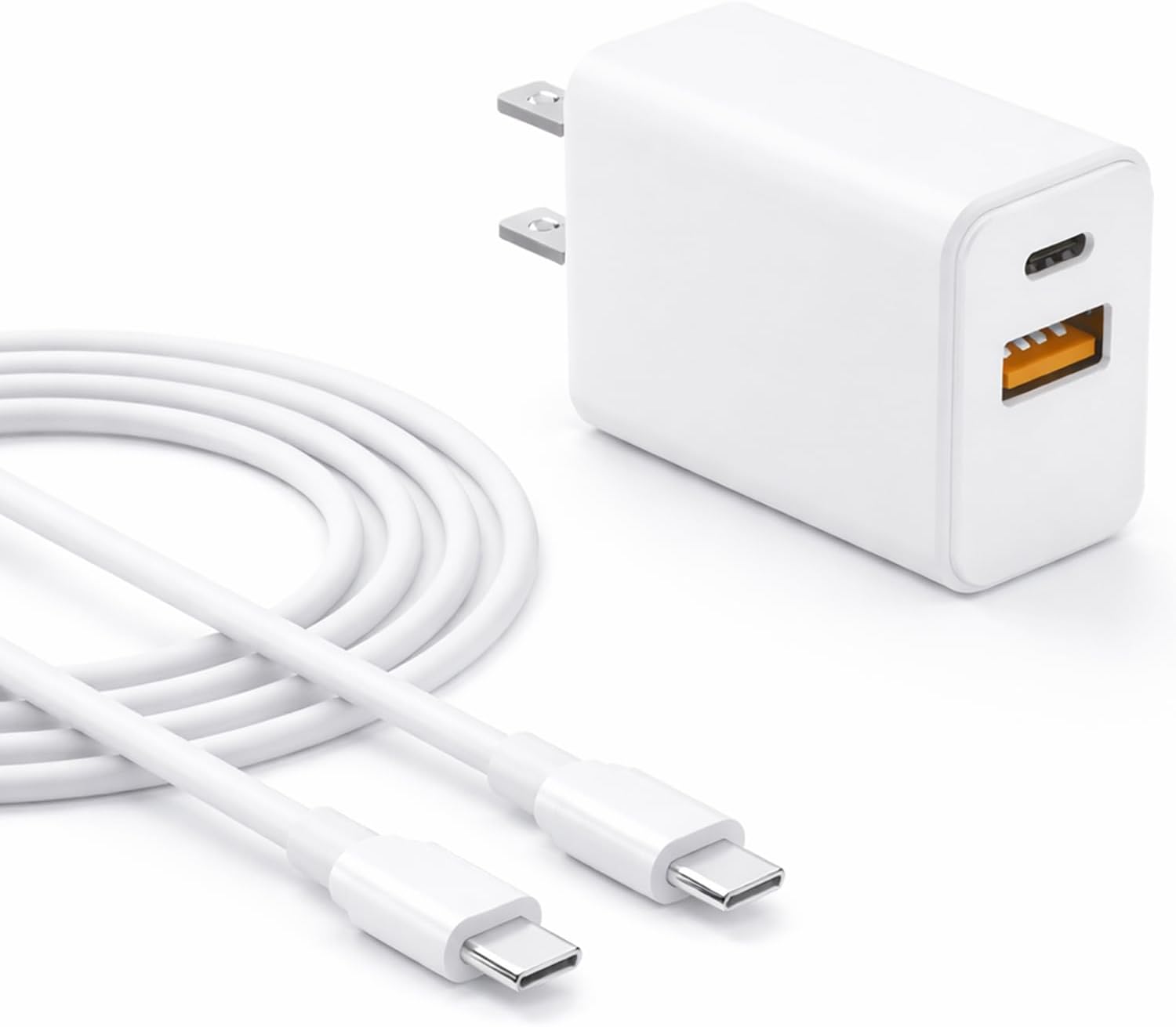 Superer 30W Dual Port Fast Charging Fit for Google Pixel 8/7/6/ Pro/8a/7a/6a Charger - Compatible with Pixel 9/9a/9 Pro XL/10a/10/10 Pro/10 Pro XL - Extra Long Thick Cable for Android Phone Wall Cord