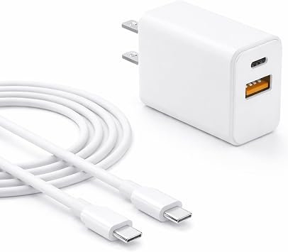 Superer 30W Dual Port Fast Charging Fit for Google Pixel 8/7/6/ Pro/8a/7a/6a Charger - Compatible with Pixel 9/9a/9 Pro XL/10a/10/10 Pro/10 Pro XL - Extra Long Thick Cable for Android Phone Wall Cord