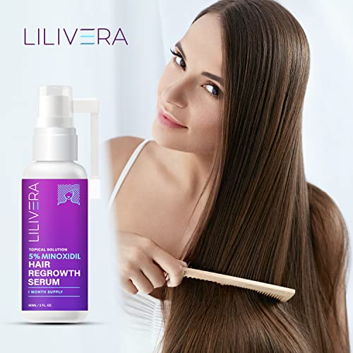 5% Minoxidil Hair Growth Serum For Women And Men With Biotin Hair Regrowth Treatment For Stronger Thicker Longer Hair Help To Stop Thinning And Loss Hair 60Ml 1 Month Supply #TOP4