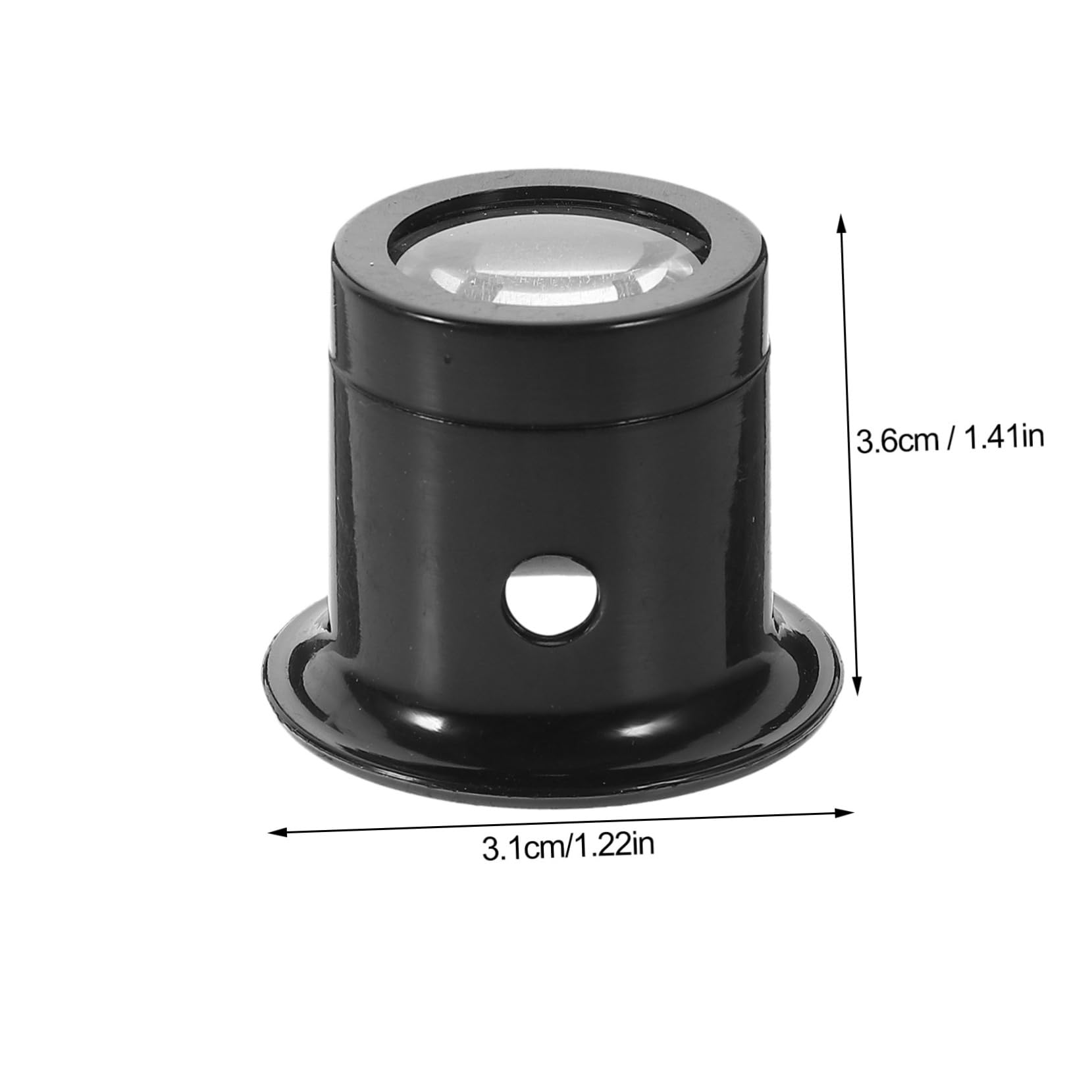 Garneck Comfortable 10x Magnifying Glass Glasses Magnifier Jeweler’s Loupe for Clear Vision Random Color