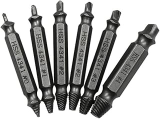 Damaged Screw Extractor Set-Christmas Stocking Stuffers for Adults Men Him,Mens Gifts,Husband,Stripped Screws Nuts & Bolts Drill Bit Tools for Easy Removal of Rusty Broken Hardware Gift