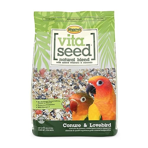 Higgins 466149 Vita Seed Conure-Lovebird 5Lb (1 Pack), One Size