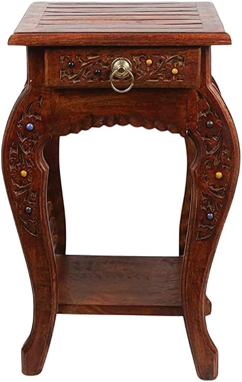 Godecor hub Wooden Stool Premium Antique/Modern Stool