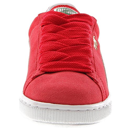 Image of Puma Suede Classic Sneaker,Team Regal Red /White,11.5 M US Women's /10 M US Men's