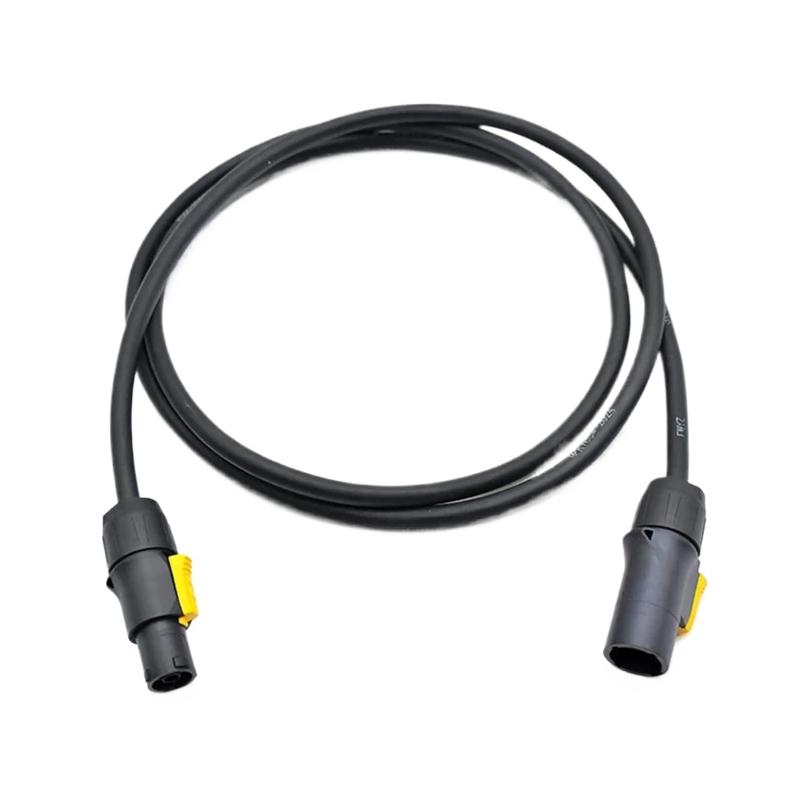 Kabel przyłączeniowy o długości 1 m – 10 m (wtyczka do gniazda) – przedłużacz sieciowy do ekranów LED, oświetlenia DJ-ów i scenicznego (1 m, 12 awg (25 A))
