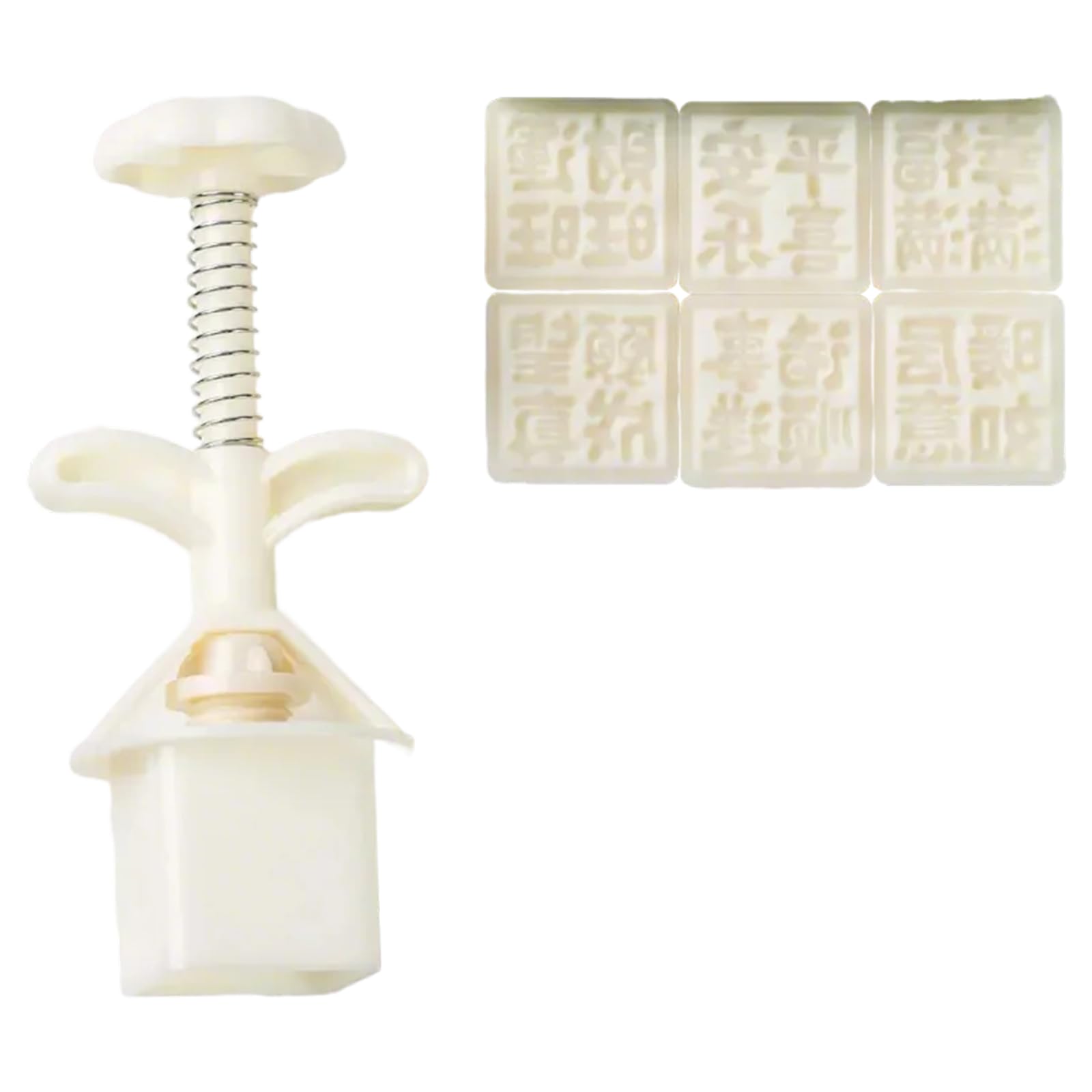 Msioytog Practical Cakes Molds with 6 Stamp Dessert Embosser for Customizing Festival Treats and Home Baking Adventure Baking Tool