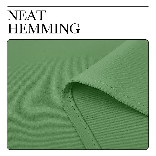 Image of NICETOWN Room Darkening Curtains for Kitchen, Forest Green, Set of 2, 42 inches Wide by 50 inches Long, Window Treatment Thermal Insulated Solid Grommet Room Darkening Curtains /Drapes for Bedroom