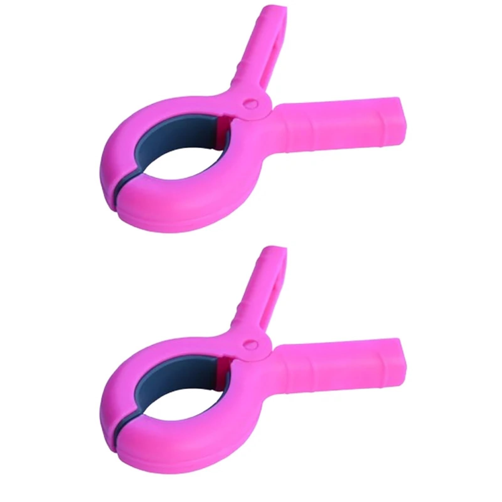 Beach Towel Clips 2/4pcs Plastic Clothes Pins With Strong Anti-Rust Springs Heavy Duty Beach Towel Clips Laundry Clothespins To Keep Your(2pcs pink)