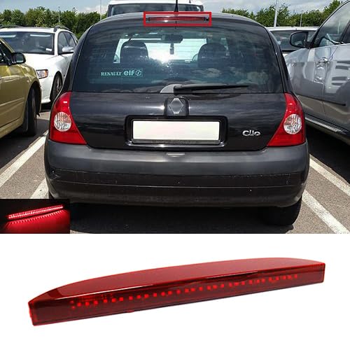 Lumière de frein arrière LED rouge de haute qualité pour centre de troisième feu de frein pour Clio MK II Campus 1998-2012