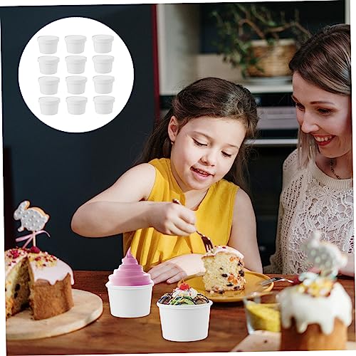 Récipients jetables kraft de qualité supérieure pour soupes et glaces - 8