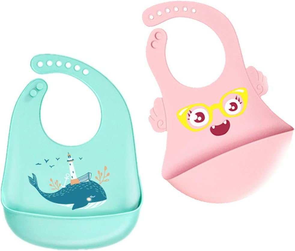 Sumcom 食事用エプロン ベビー ビブ 子供 保育園 よだれかけ スタイ 離乳食エプロン C サイズ調整可能 洗いやすいと乾きやすい 送料無料激安祭 防水 汚いにくい 軽量