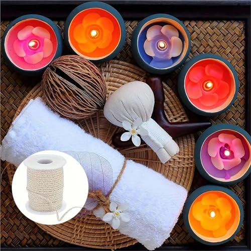 Pabilos de algodón para hacer velas 303 piezas con clips metálicos miniatura 6