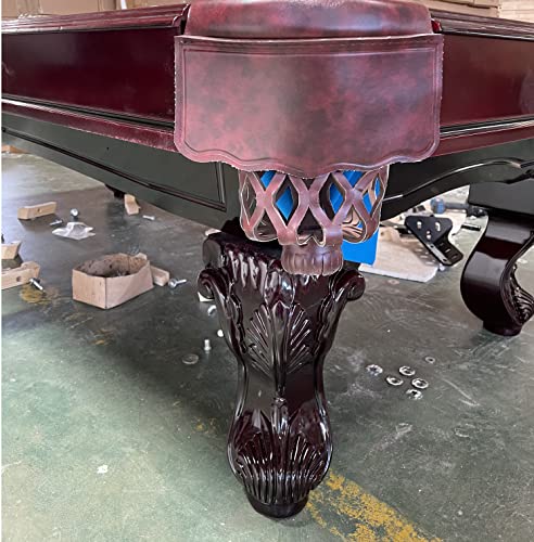 8 Ft. Billardtisch Tunierpoolbillard Poolbillard Modell Winston Nr.33 Gestellfarbe: Mahagoni Tuchfarbe: Blau Pool Billard mit 3cm starken Schieferplatten Maß:254x142cm – Bild 4