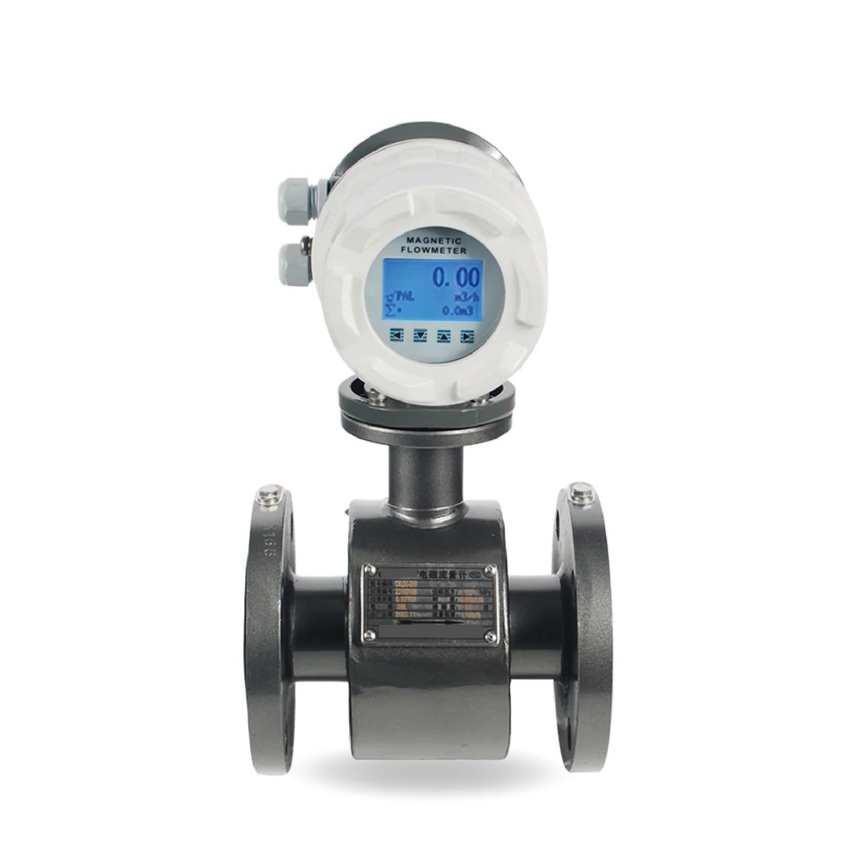 Caudalímetro electromagnético LDG-DXX, caudalímetro magnético, sensor de caudal digital for líquidos, caudalímetro electromagnético industrial, caudalímetro de fluidos de agua(DN40 150LB)