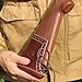 TOURBON Leather Recoil Pad Slip On Adjustable Shotgun Stock Extension Rifle Buttstock Cover for Hunting Shooting (Brown)