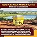 Okay Yellow Shea Butter for Hair and Skin - Raw African Shea Butter for Women and Men, Daily Moisturizer for Face and Body, Helps with Stretch Marks, Soothes Dryness - 13 oz Jar (Pack of 1)