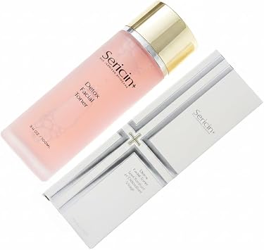 Sericin+ Silk Infused Detox Facial Toner | Deep Pore Cleansing, Hydrating & Anti-Aging | Enriched with Silk Protein Sericin | All Skin Types | 3.4 Fl Oz