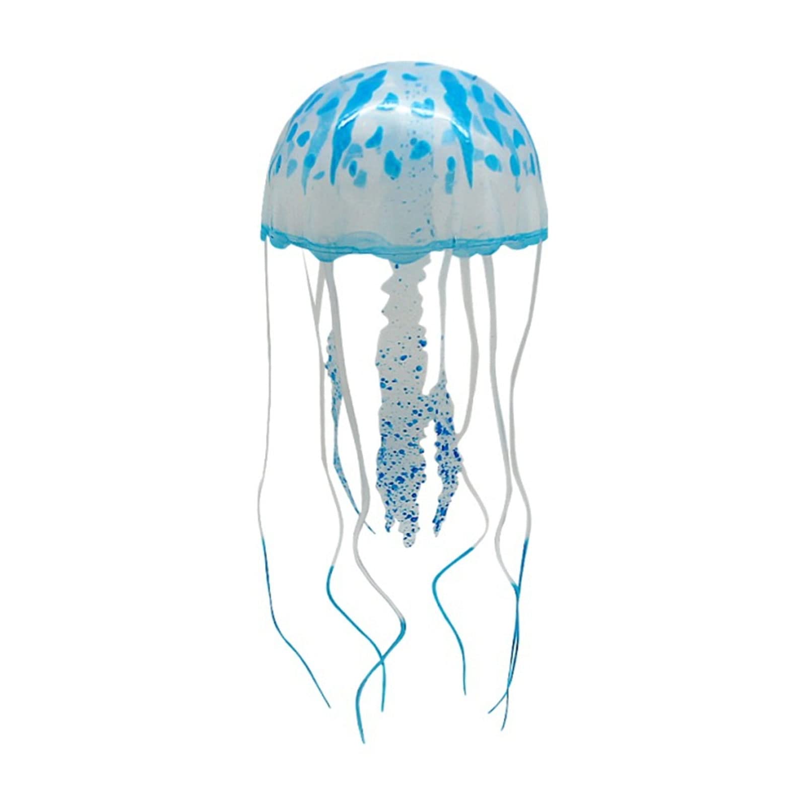 oringnat Fluorescence Jellyfish Aquarium Decorations for Large Small FishTank Glowing Jellyfish Toy for Fish Tanks