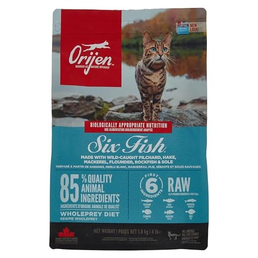 Orijen 6 Fish Comida para Gatos - 1800 gr
