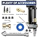 Digital Tire Pressure Gauge with Inflator, Improved Leaks Protection, 200PSI Air Chuck and Compressor Accessories, Extended Hose with 360° Air Chuck