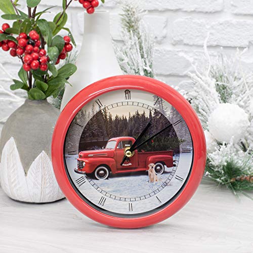 Red Ford Truck Christmas Carol Clock Plays 12 Traditional Carols #TOP5