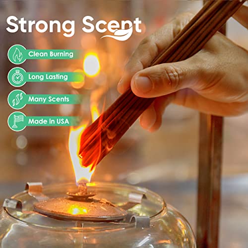 Pranish Pack Of 15 Incense Sticks - Frankincense And Myrrh 11 Inch Incense Stick - Relaxing Scents For Positive Vibes, Safe And Long-Lasting Aroma, For Friends #TOP3