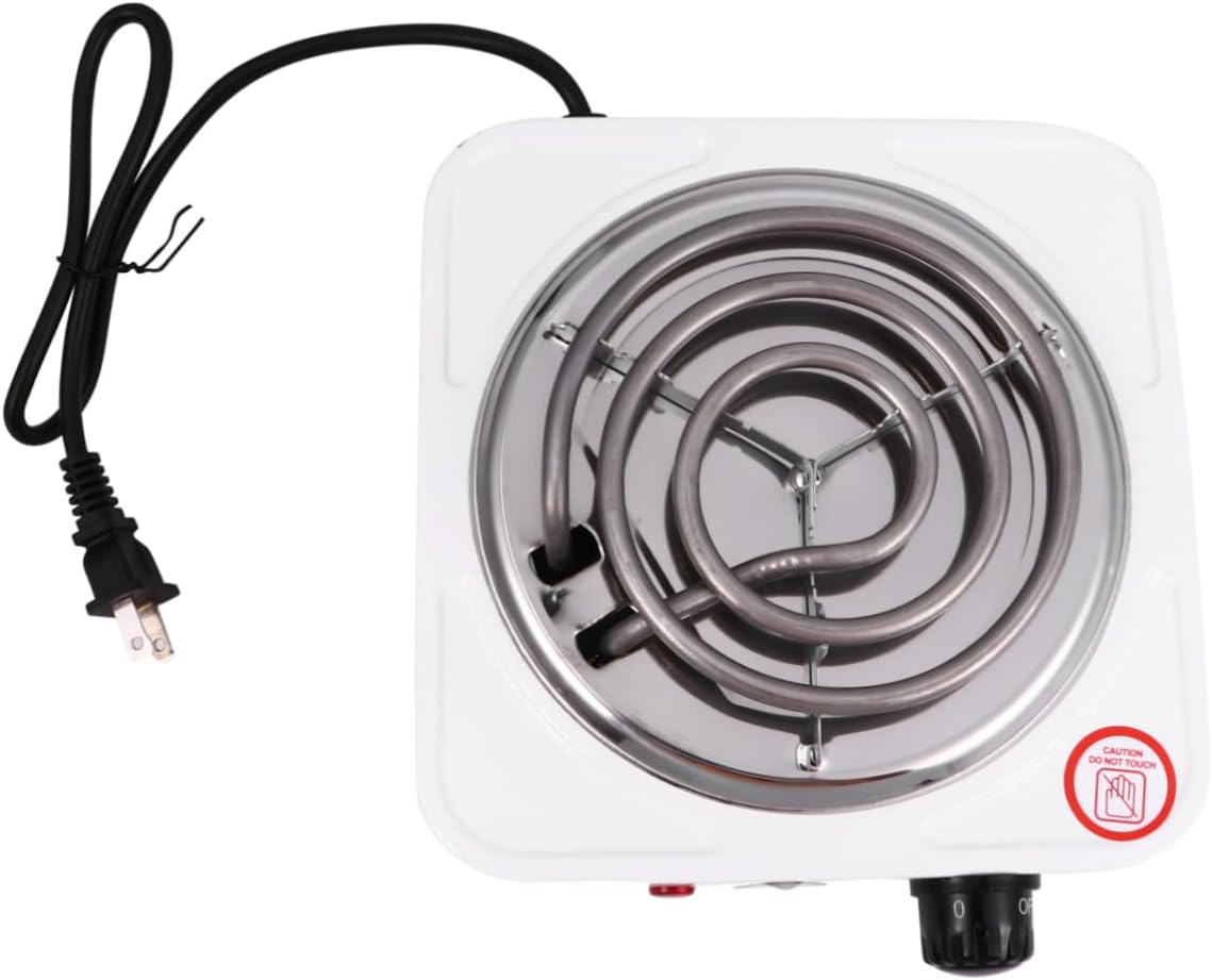 1000W Temperature Electric Stove Single Burner Compact Electric Furnace for Efficient Heating Overheat Protection for Home Outdoor Use