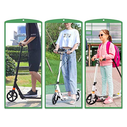 Micro-scooter réglable à double suspension et frein arrière efficace - 4