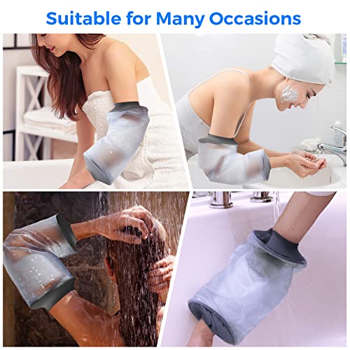 PICC Line Shower Cover, PICC Line Covers for Upper Arm, Reusable IV&PICC Line Sleeve Protector for Shower Adult, Waterproof Cast Covers for Arm Elbow Chemotherapy Home Infusion Bandage Dressing Wound - Thumbnail 6