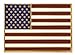 Forge American Flag Lapel Pin Proudly Made in USA- Gold Plated Rectangle Bulk (1 Pin)