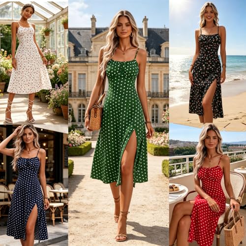 Robe d'été sans manches fluide style bohème chic de plage