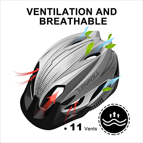 Zenroll Adult Bike Helmet Bicycle Helmets For Men Women Cycling With Detachable Visor Stylish Lightweight #TOP2