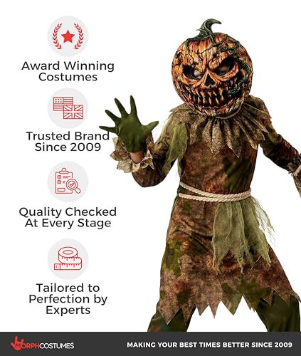 Disfraz completo de Halloween Reaper para niños miniatura 5