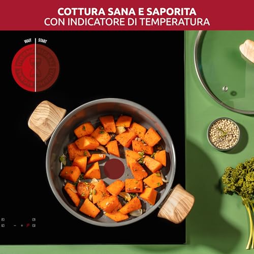 Lagostina Vivissima, Casseruola Fonda Antiaderente 20 cm con Due Manici, Rivestimento in Ceramica, Riscaldamento Rapido e Cottura Uniforme, Adatta a Tutte le Fonti di Calore Inclusa Induzione - Immagine 4