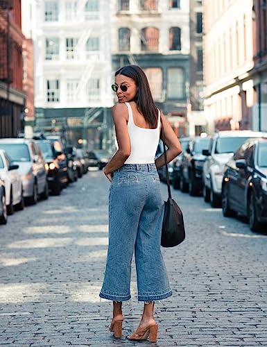 chunpin women39s sleeveless square neck tank bodysuit outfits tops thong body suits for going out