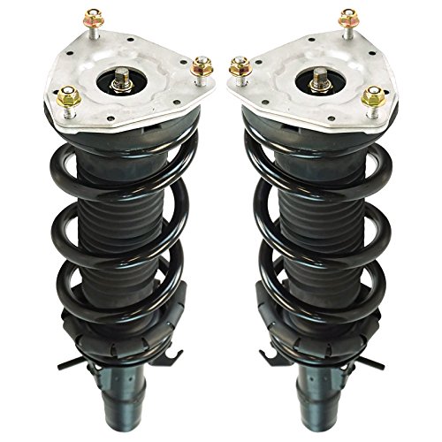 Image of TRQ Front Strut and Spring Assembly Set 2 Piece Compatible with 11-12 Infiniti G25 07-08 G35 09-13 G37 15 Q40